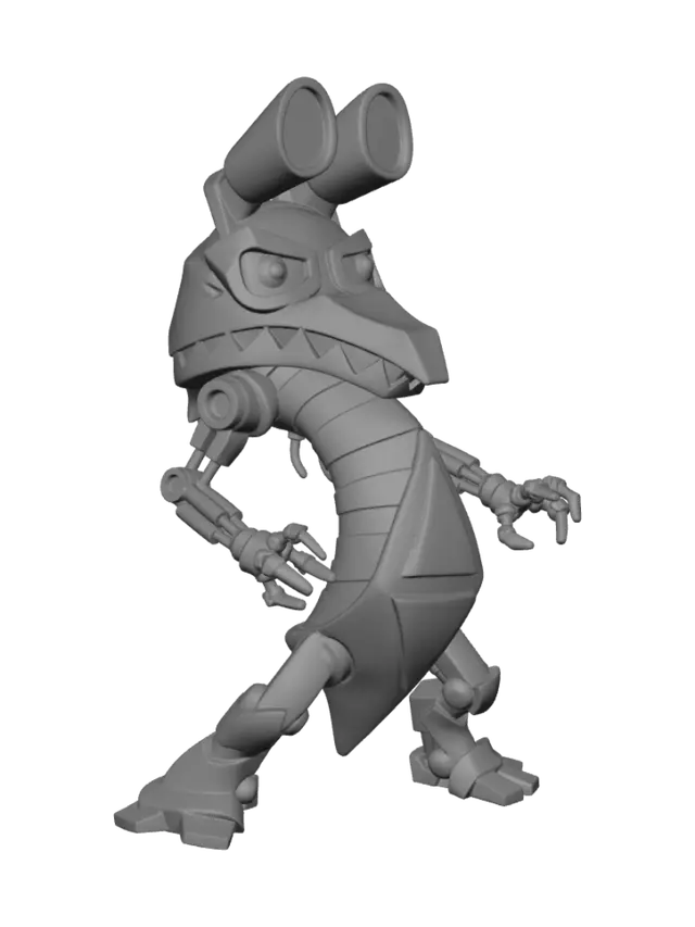 3D model for Timber Dragon Automaton