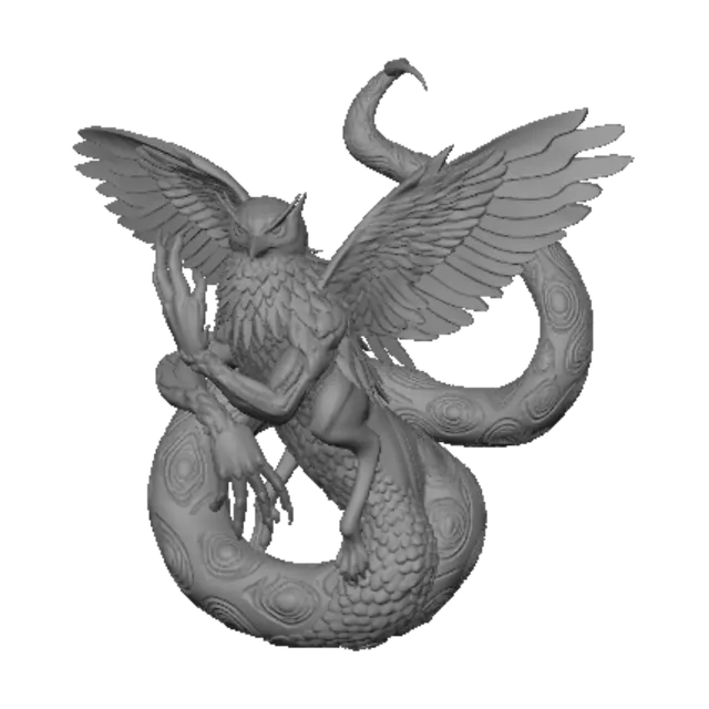 3D model for Crimson Talon Serpentwing