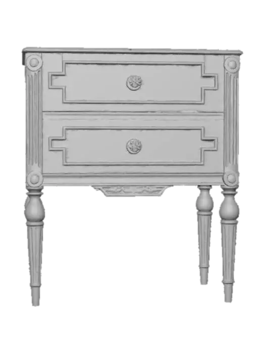 3D model for Victorian Elegance Dresser
