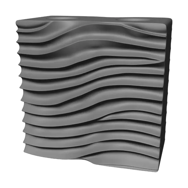 3D model for Undulating Panels