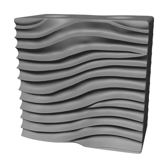 3D model for Undulating Panels