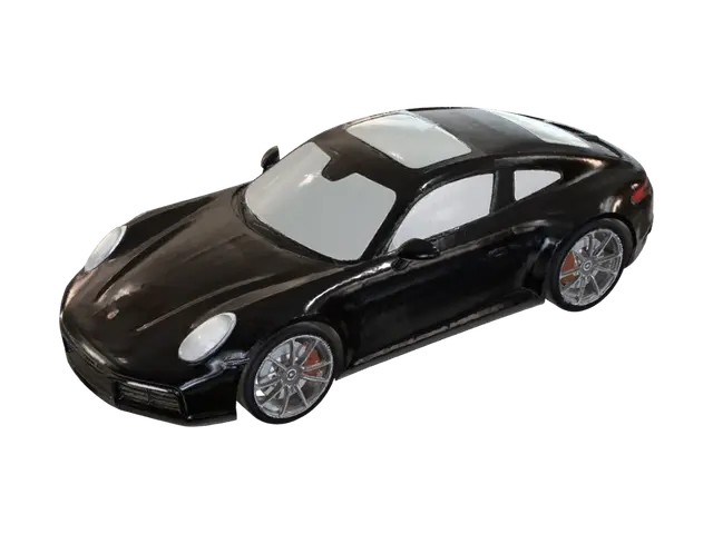 porshe 911 - Sportscar 3D model, vytvořený pomocí AI