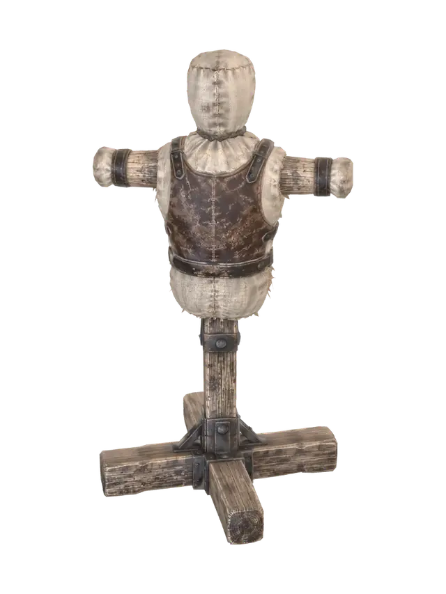 Dummy Medieval - Padded-3D-modell, genererad av AI