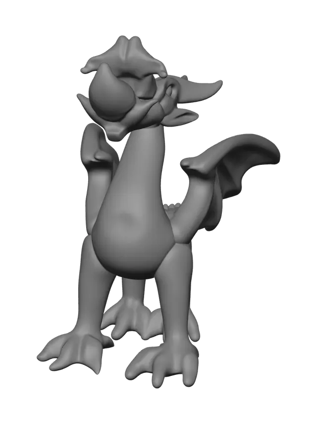 3D model for Low-Poly Cutedragon