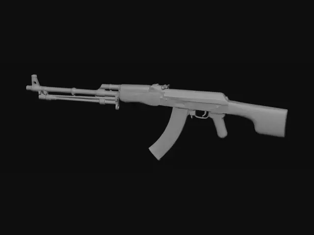 3D model for AK-47 Assault Rifle