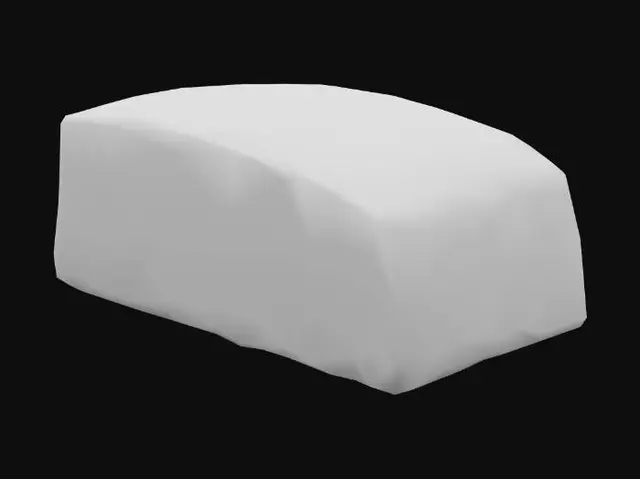 3D model for Half-curve / wedge