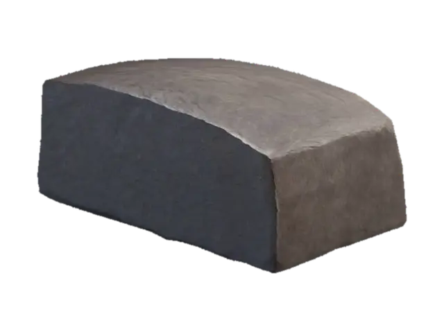 Half-curve / wedge 3D model, vytvořený pomocí AI