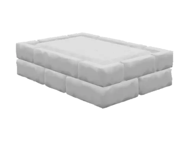 3D model for Stone cathedral brickwork
