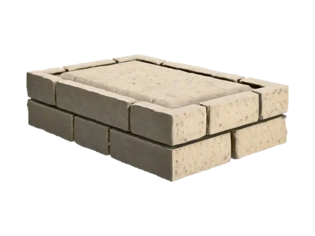 3D model for Stone cathedral brickwork