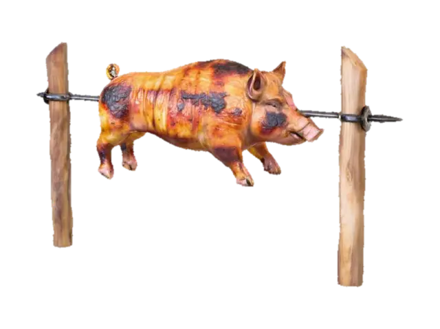 Roast Feast, #food# 3D model, vytvořený pomocí AI