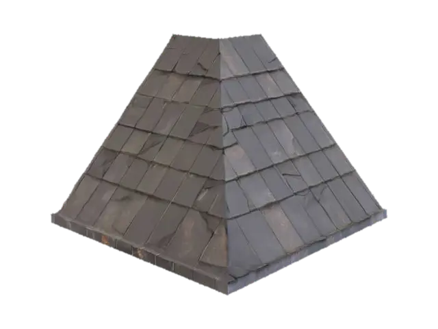 3D model for Roof 90 degrees pitch