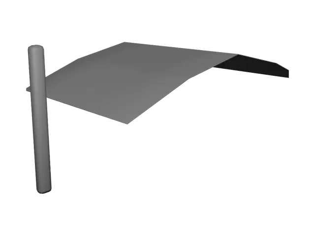 3D model for desert shelter