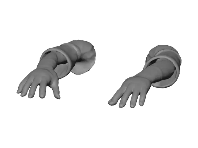 3D model for desert giant arms