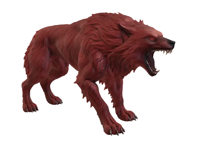 3D model for wolf