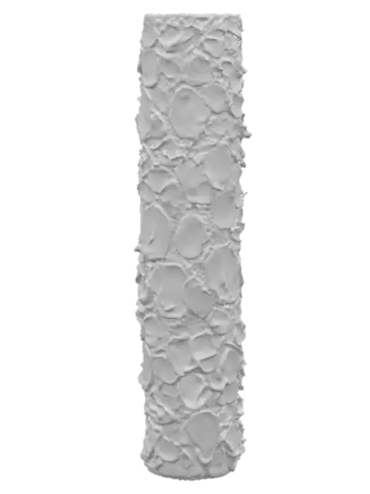 3D model for Textured Pine Bark, #PBR#