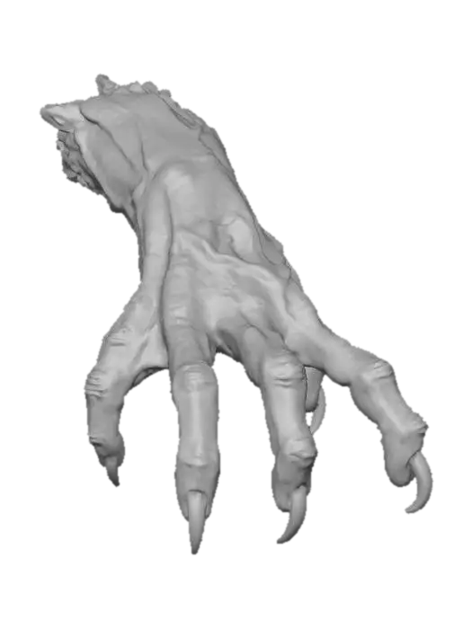 3D model for Meshy_AI_A_grotesque_disembod_1219074454_generate_Solid_90AE3EC1