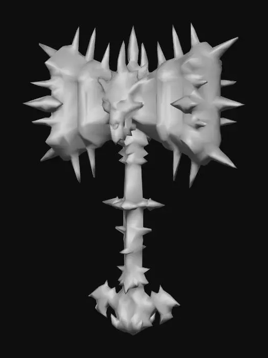 3D model for Meshy_AI_Crimson_Skullbreaker_0423104257_generate