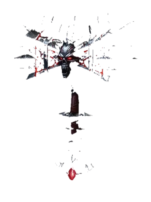 Meshy_AI_Crimson_Skullbreaker_0423104257_generate - Custom 3D model, vytvořený pomocí AI