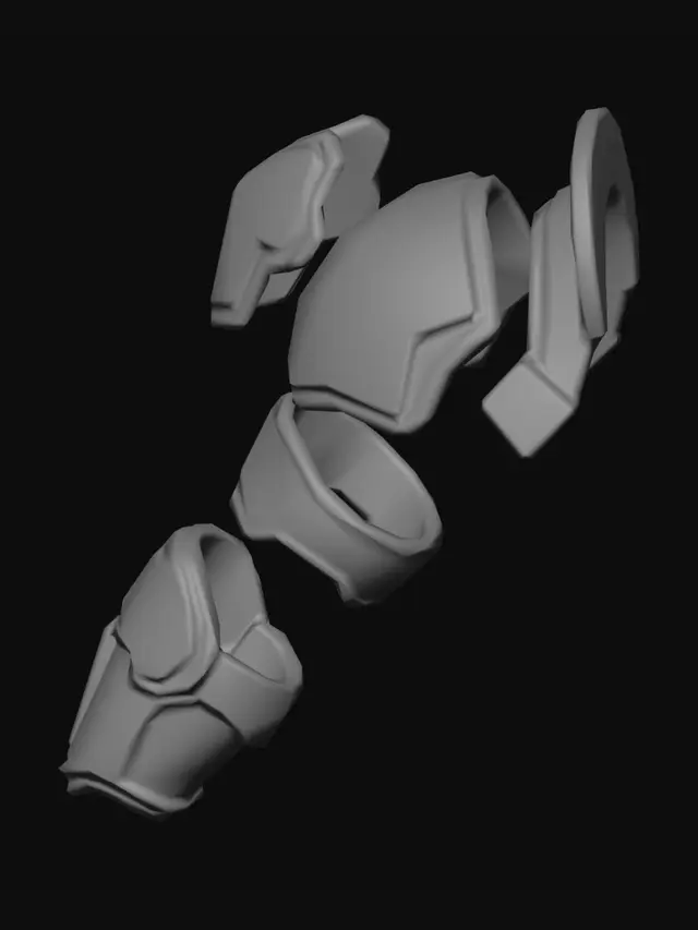 3D model for Arm guard