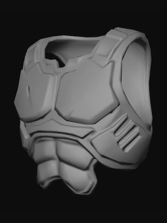 3D model for Chest Armour