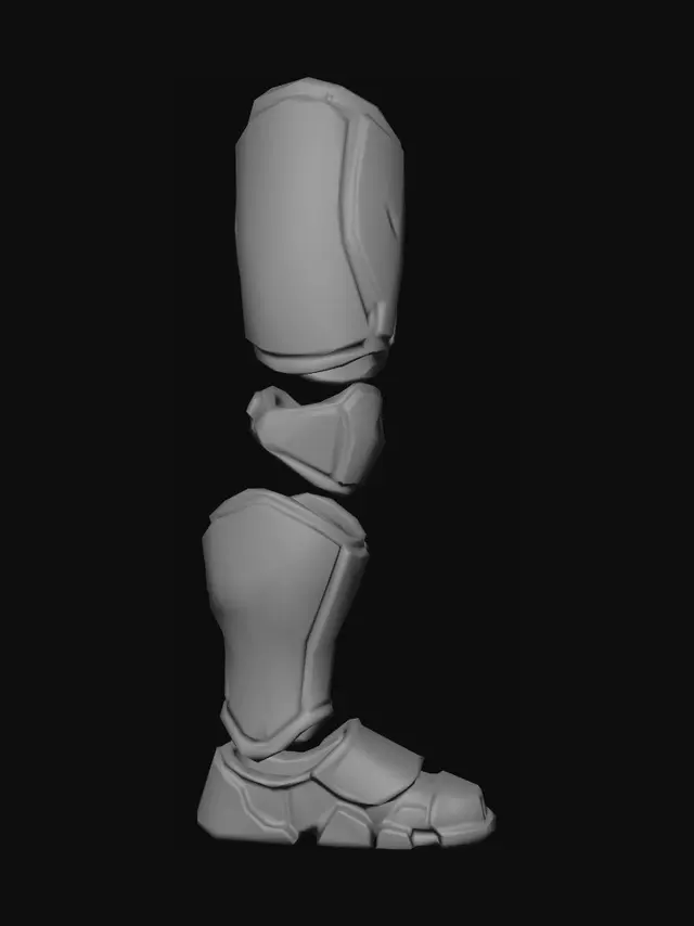 3D model for Leg guard