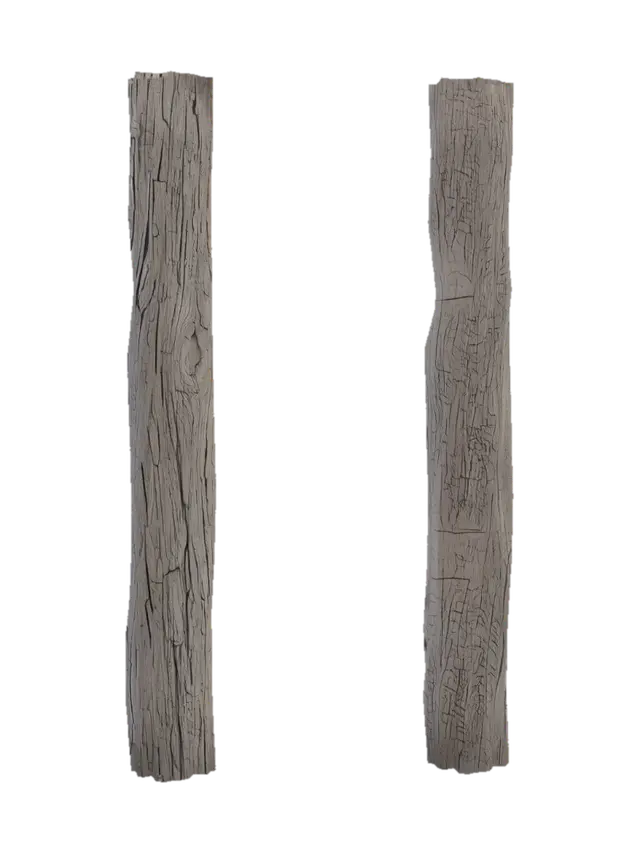 Log - Note 3D-model, gegenereerd door AI