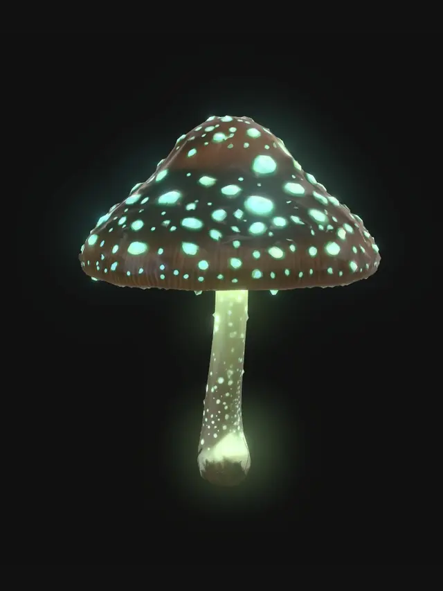 3D model for mushroom