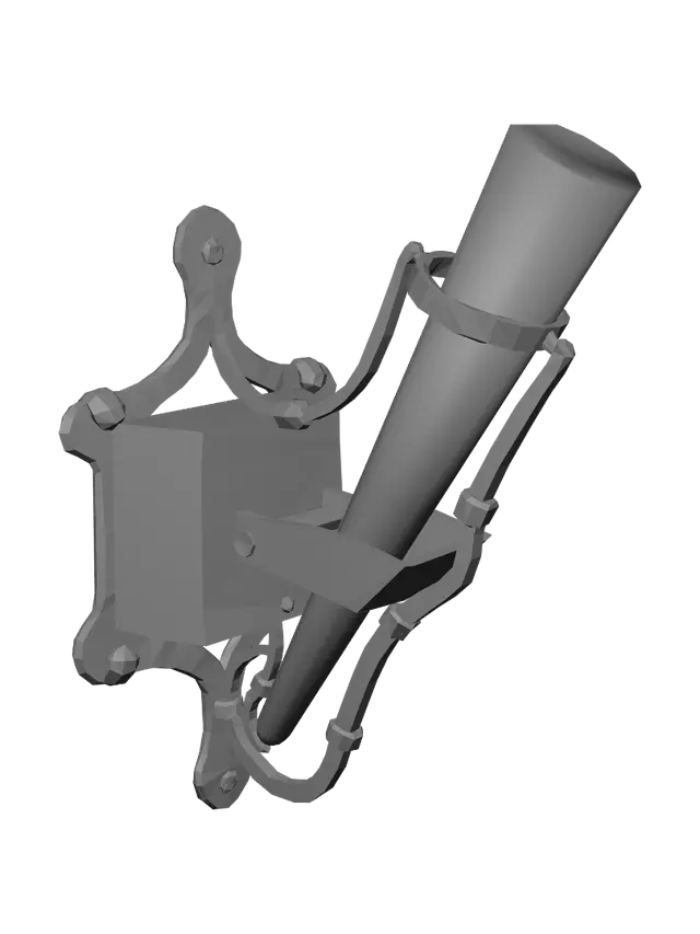 3D model for Desert wall torch
