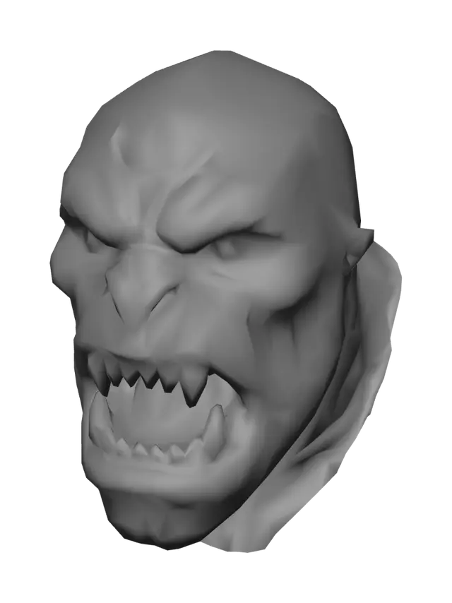 3D model for head