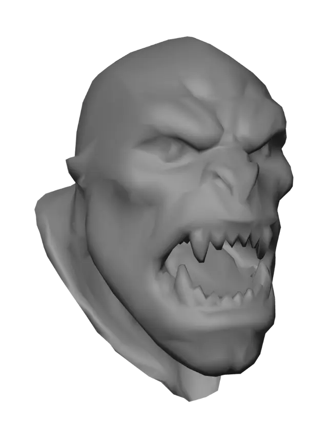 3D model for head