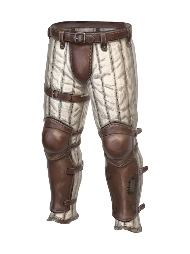 Padded Linen Trousers-3D-modell, genererad av AI
