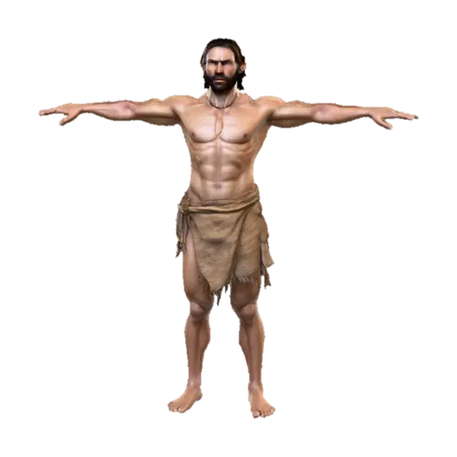 human_male_in_loin_cl_0820100404_generate - Masculine 3D model, vytvořený pomocí AI