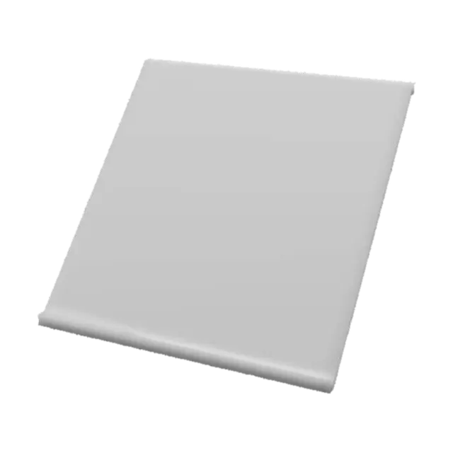 3D model for Straight roof