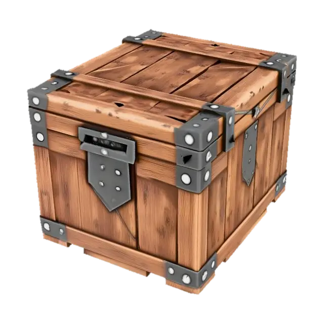 Storage_Crate_3 3D model, vytvořený pomocí AI