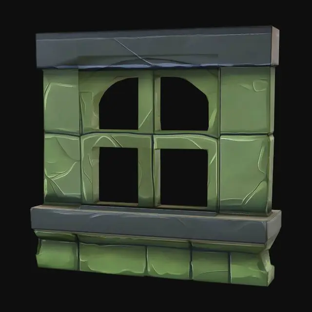 3D model for orc window wall