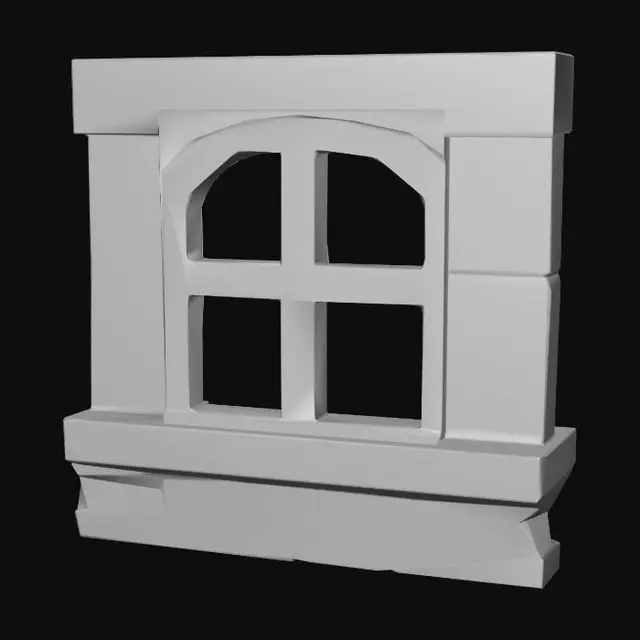 3D model for orc window wall