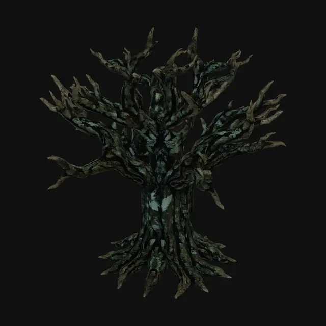 3D model for Big detailed oak_ save