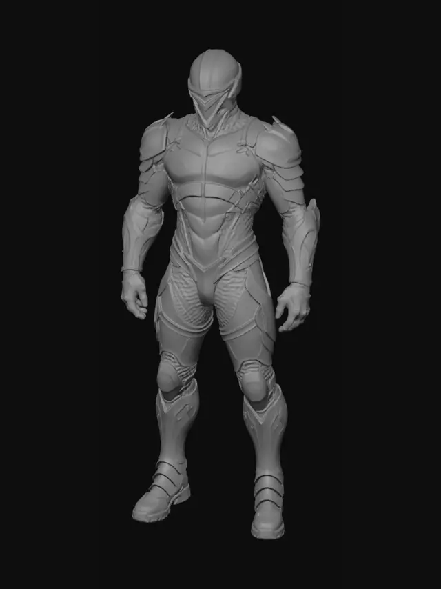 3D model for Azure Scale Knight