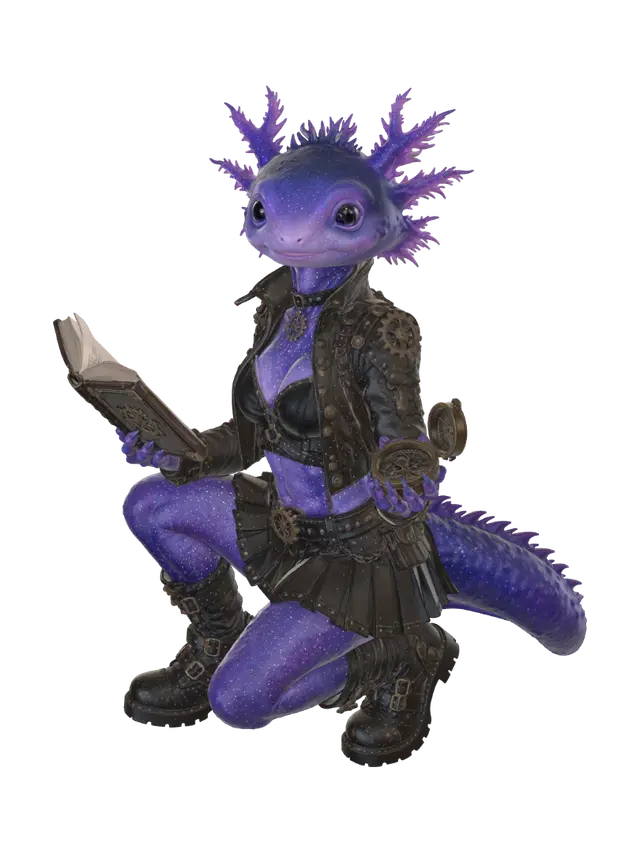 3D model for Celestial Axolotl Navigator