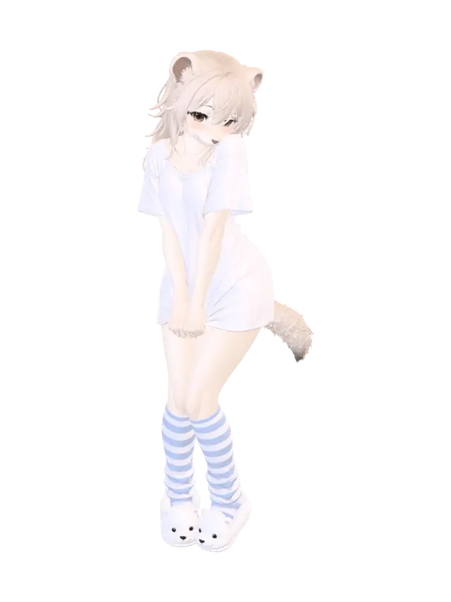 Cozy Morning - Mischievous 3D model, vytvořený pomocí AI