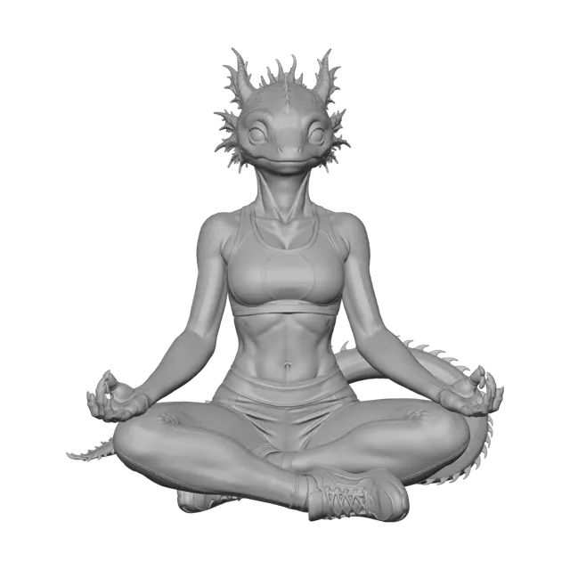 3D model for Celestial Lizard Serenity