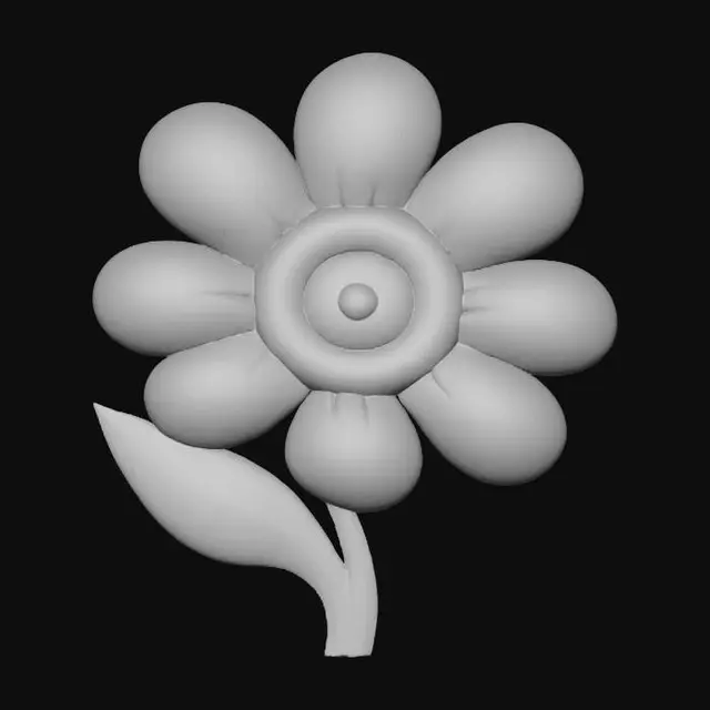 3D model for Vibrant Bloom