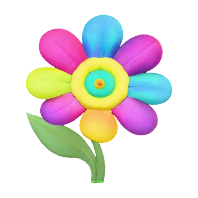 3D model for Vibrant Bloom