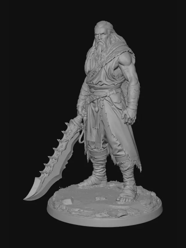 3D model for Warlord of the Wastes