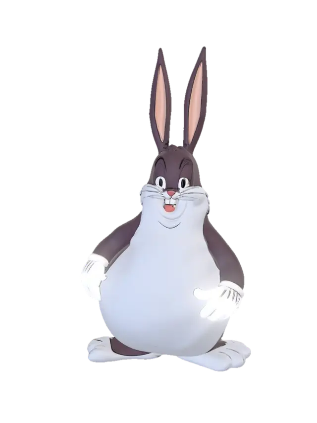 Moonlit Hare - Fade 3D model, vytvořený pomocí AI