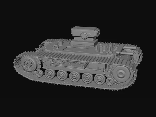 3D model for 整体底盘
小型遥控坦克底盘，搭载预留金属链条履带结构安装位，预留双减速电机安装位，内置 SG90 舵机固定槽，开设 ESP32 主板放置腔与电池仓，规整走线槽，壁厚均匀结构牢固，尺寸紧凑，可 3D 打印实体模型