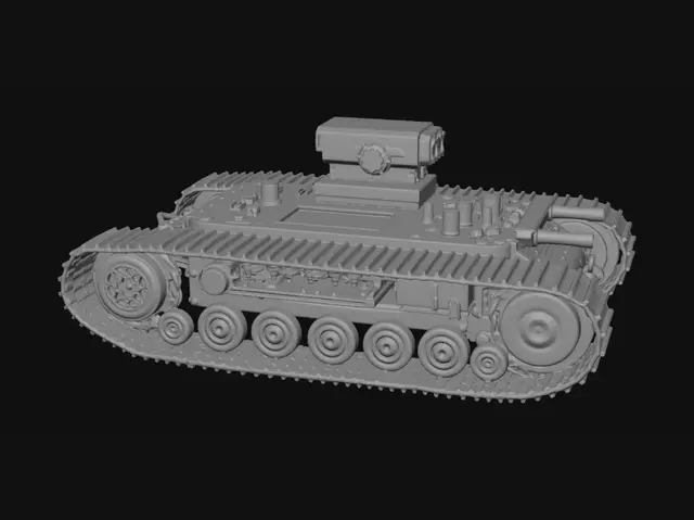 3D model for 整体底盘
小型遥控坦克底盘，搭载预留金属链条履带结构安装位，预留双减速电机安装位，内置 SG90 舵机固定槽，开设 ESP32 主板放置腔与电池仓，规整走线槽，壁厚均匀结构牢固，尺寸紧凑，可 3D 打印实体模型