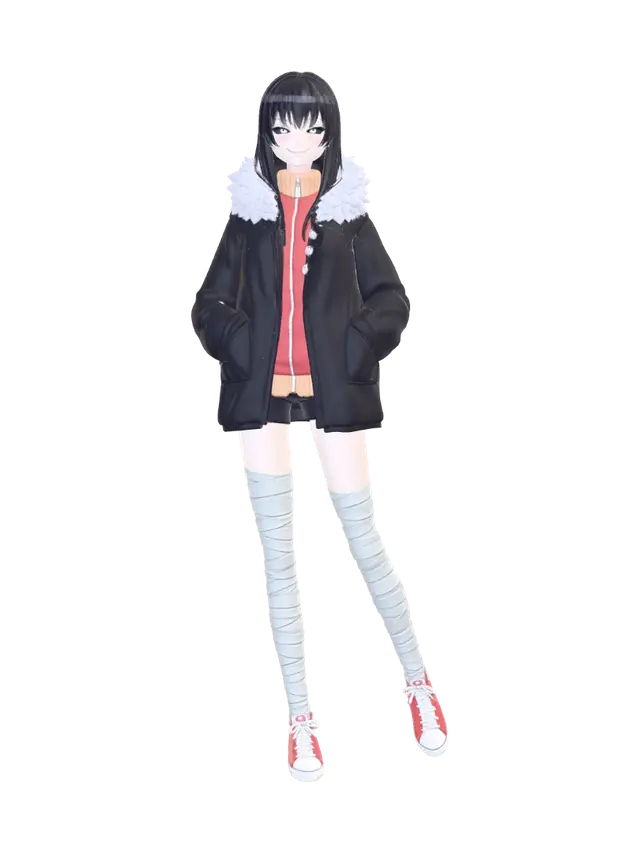 拳愿阿修罗 - Wind 3D model, vytvořený pomocí AI