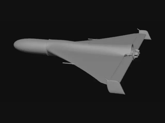 3D model for Shadow Delta in Flight