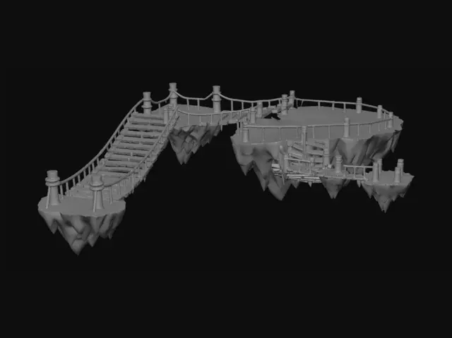 3D model for Bridges Across the Sky